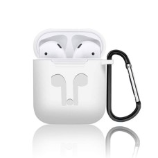 Чехол для наушников Apple AirPods Full Silicone Case (белый)