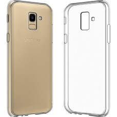 Силиконовый чехол WS Samsung Galaxy J6 (2018) J600 (прозрачный)