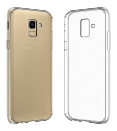 Силиконовый чехол WS Samsung Galaxy J6 (2018) J600 (прозрачный)