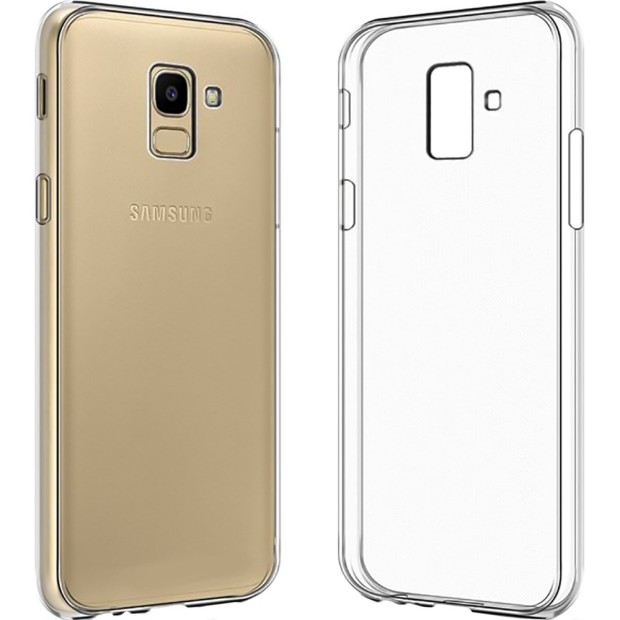 Силиконовый чехол WS Samsung Galaxy J6 (2018) J600 (прозрачный)