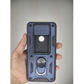 Бронь-чехол Ring Serge Armor ShutCam Case Xiaomi Redmi Note 9 / Redmi 10X (Синий)