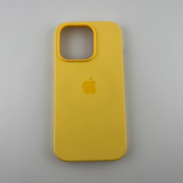 Чехол Silicone Case with MagSafe Apple iPhone 14 Pro (Sunglow)