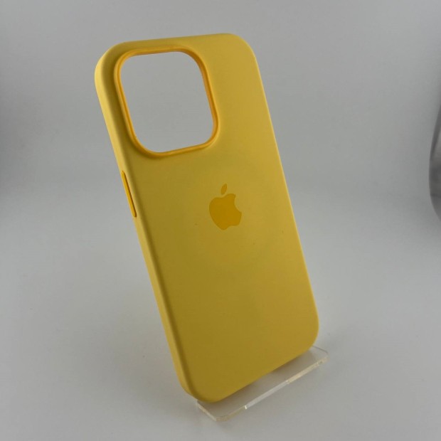 Чехол Silicone Case with MagSafe Apple iPhone 14 Pro (Sunglow)