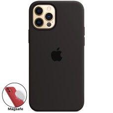Силикон Original MagSafe Case Apple iPhone 12 Pro Max (Black)