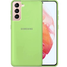 Силикон Original 360 Case Logo Samsung Galaxy S21 (Зелёный)