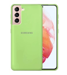 Силикон Original 360 Case Logo Samsung Galaxy S21 (Зелёный)