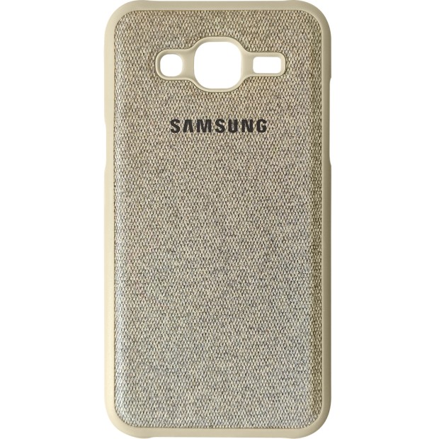 Силикон Textile Samsung Galaxy J5 (2015) J500 (Хаки)