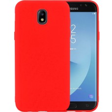 Силиконовый чехол iNavi Color Samsung Galaxy J7 (2017) J730 (красный)