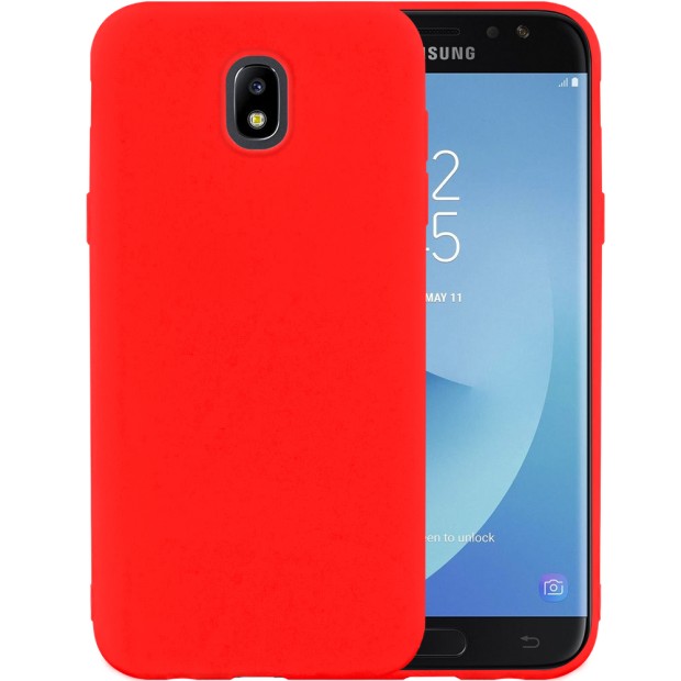 Чехол Силикон iNavi Color для Samsung Galaxy J7 (2017) J730 (красный)