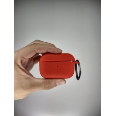 Чехол для наушников Full Silicone Case Apple AirPods Pro 2 (Red-Orange)