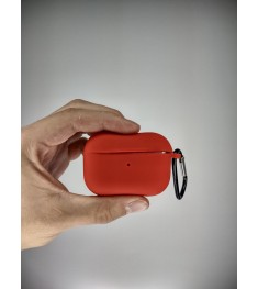 Чехол для наушников Full Silicone Case Apple AirPods Pro 2 (Red-Orange)