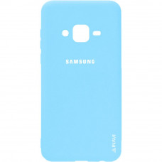 Силиконовый чехол Original Case Samsung Galaxy J5 (2016) J510 (Светло-голубой)