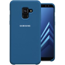 Силикон Original Case HQ Samsung Galaxy A8 (2018) A530 (Синий)