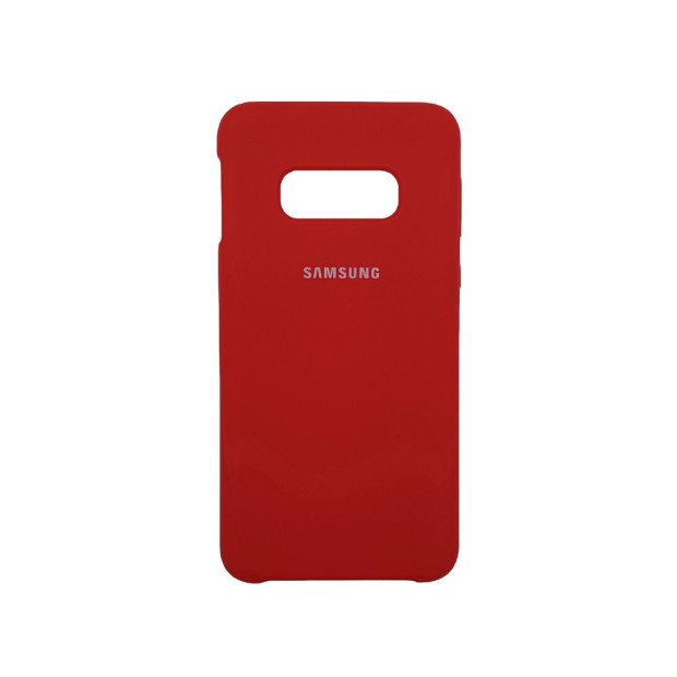 Силиконовый чехол Original Case (HQ) Samsung Galaxy S10e (Красный)