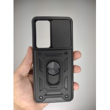 Бронь-чехол Ring Serge Armor Case Xiaomi 12T / 12T Pro (Чёрный)
