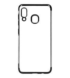 Силиконовый чехол UMKU Line Samsung Galaxy A40 (2019) (чёрный)
