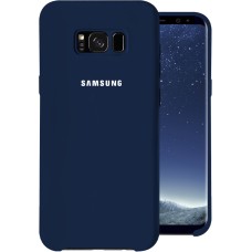 Силиконовый чехол Original Case (HQ) Samsung Galaxy S8 (Тёмно-синий)