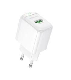 СЗУ-адаптер USB Borofone BAS42A QD 18W (1USB) (Белый)