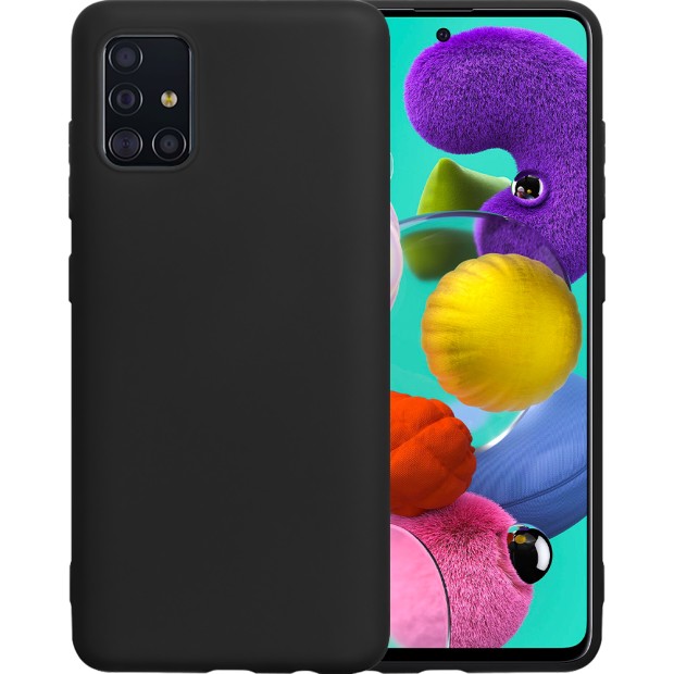 Силикон Graphite Samsung Galaxy A51 (2020) (чёрный)