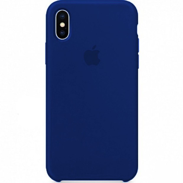 Силиконовый чехол Original Case Apple iPhone X / XS Dark Blue