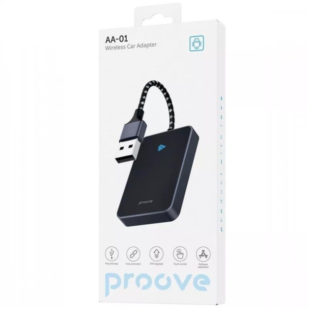 Адаптер Bluetooth Proove AA-01 Wireless Car Adapter (Black) SMAA00100001