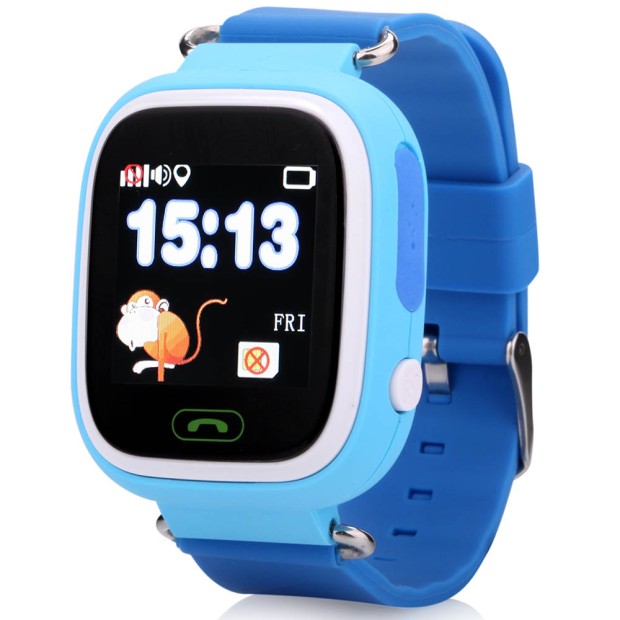 Ремешок Silicone Smart Baby Watch Q90 (Blue)