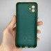 Силикон Original 360 ShutCam Case Samsung Galaxy A04 (2022) (Тёмно-зелёный)