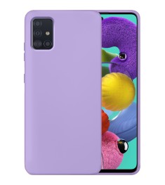 Силикон Original 360 Case Samsung Galaxy A51 (2020) (Фиалковый)