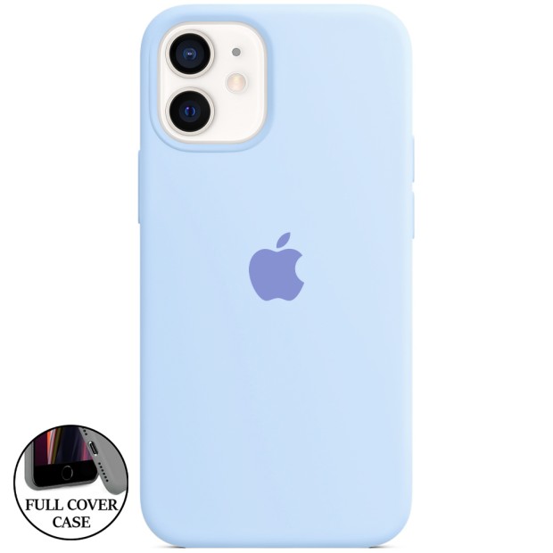 Силикон Original Round Case Apple iPhone 12 Mini (15) Lilac