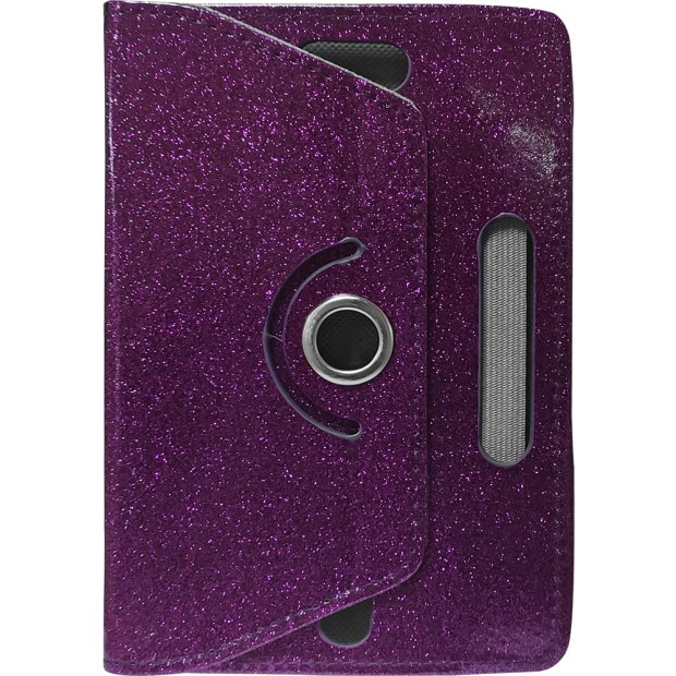 Чехол-книжка Universal Glitter Pad 7 (Фиолетовый)