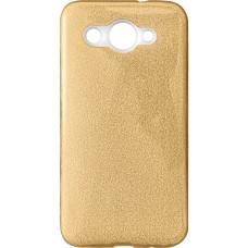 Силикон Glitter Huawei Y3 (2017) (Золотой)