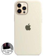 Силикон Original Round Case Apple iPhone 12 / 12 Pro (17) Antique White