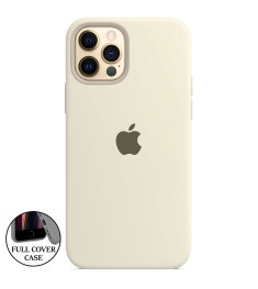 Силикон Original Round Case Apple iPhone 12 / 12 Pro (17) Antique White