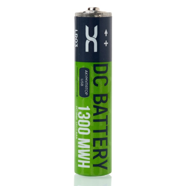 Акумулятор DC AAA Type-C 1300mAh (1шт) D