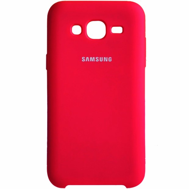 Силиконовый чехол Original Case Samsung Galaxy J5 (2015) J500 (Бордовый)