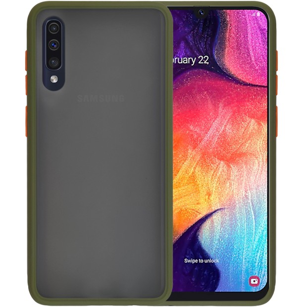 Накладка Totu Gingle Series Samsung Galaxy A30S / A50 / A50S (2019) (Тёмно-зелёный)