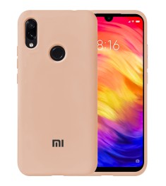 Силикон Original Case Xiaomi Redmi Note 7 (Пудровый)