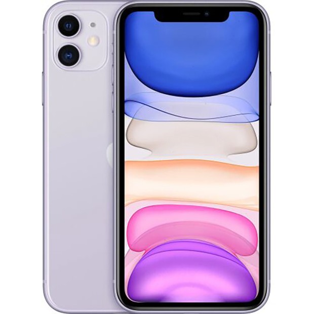 Мобильный телефон Apple iPhone 11 128Gb (Purple) (Grade A) 74% Б/У