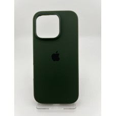 Силикон Original Round Case Apple iPhone 16 Pro (69) Atrovirens