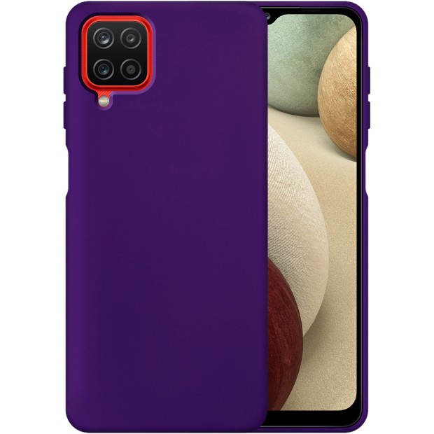 Силикон Original 360 Case Samsung Galaxy A12 (2020) (Фиолетовый)