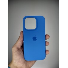 Силикон Original Round Case Apple iPhone 15 Pro (12) Royal Blue