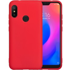 Силиконовый чехол iNavi Color Xiaomi Redmi 6 Pro / Mi A2 Lite (Красный)
