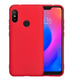 Силиконовый чехол iNavi Color Xiaomi Redmi 6 Pro / Mi A2 Lite (Красный)