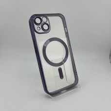 Чехол UMKU Shining with MagSafe Apple iPhone 13 (Dark Purple)