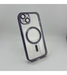 Чехол UMKU Shining with MagSafe Apple iPhone 13 (Dark Purple)