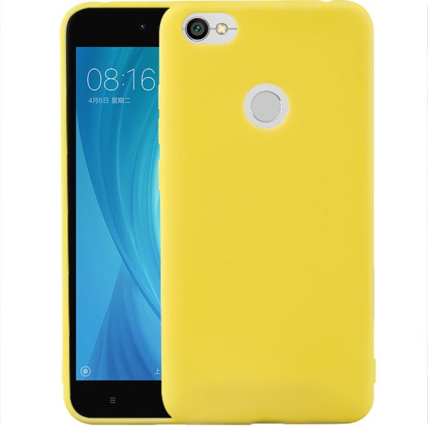 Чехол Силикон iNavi Color Xiaomi Redmi Note 5a Prime (желтый)