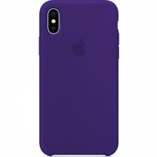 Чехол Silicone Case Apple iPhone X / XS (Ultra Violet)