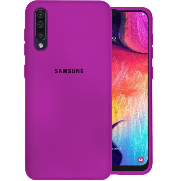 Силикон Original Case (HQ) Samsung Galaxy A50 / A50s (2019) (Сиреневый)