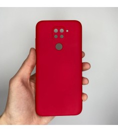 Силикон Original 360 ShutCam Case Xiaomi Redmi Note 9 / Redmi 10X (Тёмно-красный..