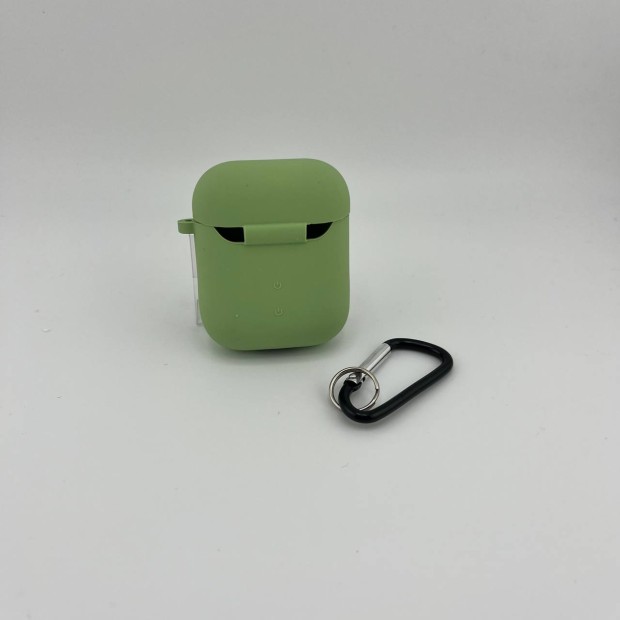 Чехол для наушников Full Silicone Case with Microfiber Apple AirPods (83) Avocado